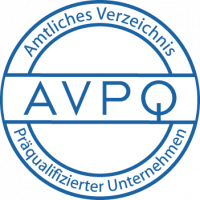 Logo der Präqualifizierungsdatenbank für den Liefer- und Dienstleistungsbereich (PQ VOL)